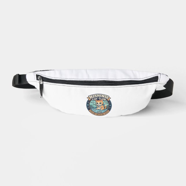 Sacs Banane Chat pêcheur Chat mignon Design de T-Shirt - Chat  (Recto)