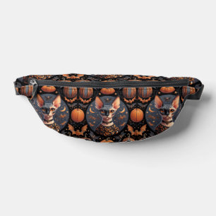 Sacs Banane Chat Sphynx de citrouille gothique Halloween effra