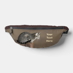 Sacs Banane Chat Tabby Gris Fumé