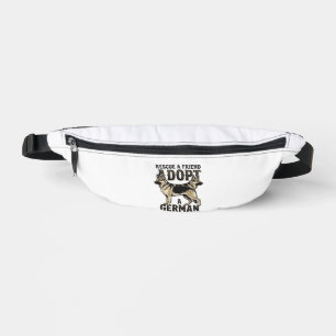 Sacs Banane Chemise d'adoption de Berger Allemand Chien de Sau