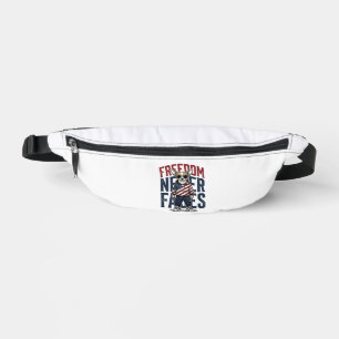 Sacs Banane Chemise de chien vintage de liberté de Chihuahua p