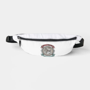 Sacs Banane Chemise de chiot husky Gravure vintage Meilleur am