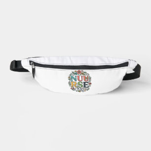 Sacs Banane Chemise de fleuriste pour infirmière Design Art mé