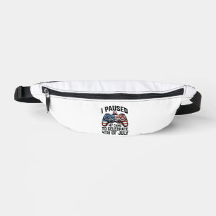 Sacs Banane Chemise de jeu vidéo patriotique pour joueur du 4 