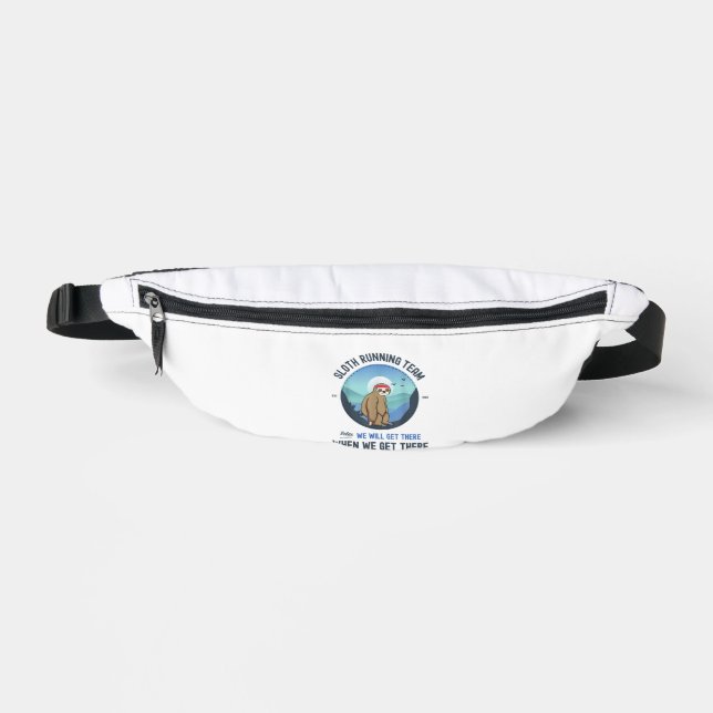 Sacs Banane Chemise de sloth en course T-Shirt (Recto)