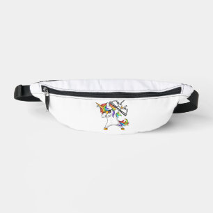 Sacs Banane Chemise drôle de licorne en train de faire le dab