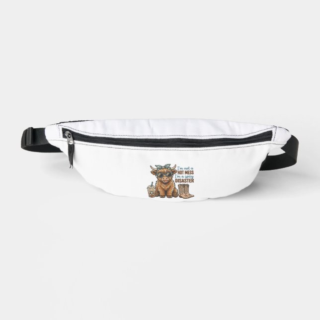 Sacs Banane Chemise occidentale au café de vache des Highlands (Recto)