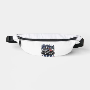 Sacs Banane Chemise Patriotique Vintage de Monster Truck pour