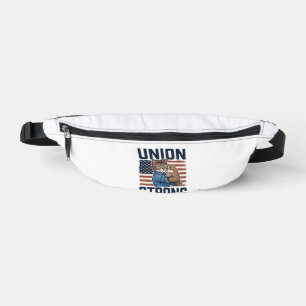 Sacs Banane Chemise Rétro Patriotique Travailleur Félin Union