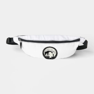 Sacs Banane Chemise silhouette de girafe et d'enfant sous la l