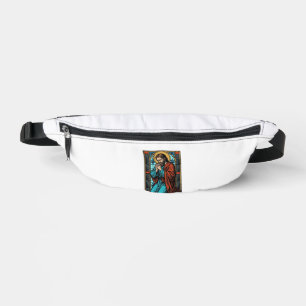 Sacs Banane Chemise vectorielle de figure religieuse priant vi