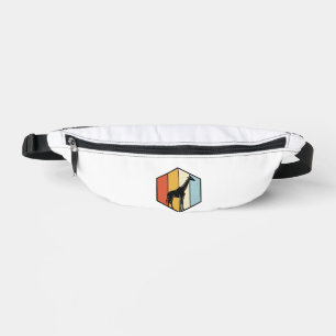 Sacs Banane Chemise vectorielle de safari géométrique girafe v