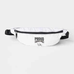 Sacs Banane Chemise vintage pour papa célibataire fier Design