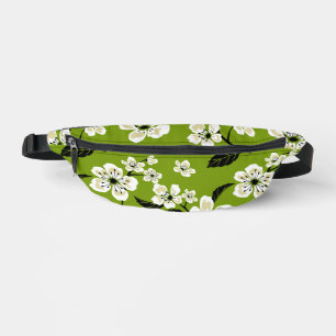 SACS BANANE CHERRY BLOSSOM - MOTIF SAKURA À MATCHA GREEN