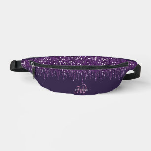 Sacs Banane Chic Monogramme Girly Hot Purple Parties scintilla