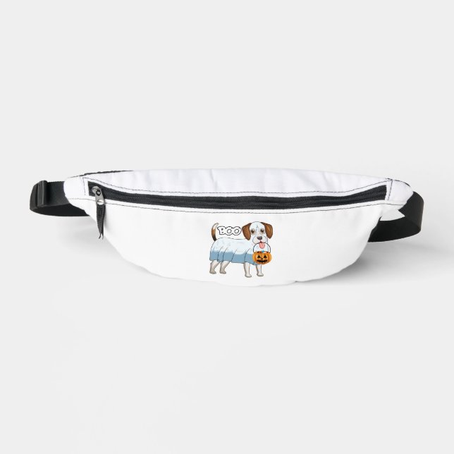 Sacs Banane Chien de Halloween Beagle fantôme (Recto)