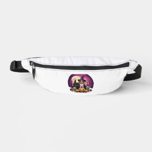 Sacs Banane Chien d'Halloween amateurs d'automne