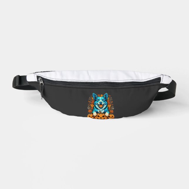 Sacs Banane Chien d'Halloween avec citrouilles Jack O Lantern_ (Recto)