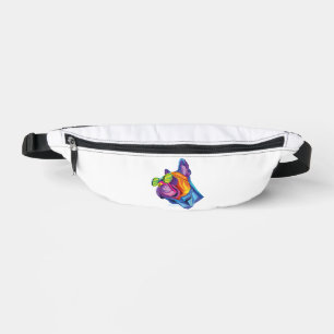 Sacs Banane Chiot Bouledogue Français Été Coloré