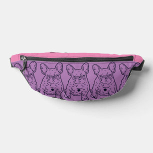 Sacs Banane chiot bouledogue français mignon