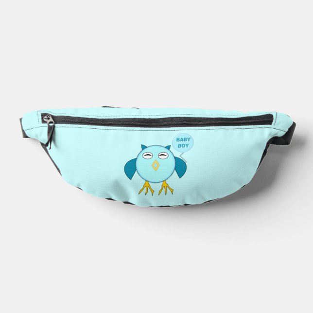 Sacs Banane Chouette Bébé Bleu Cute (Poser)