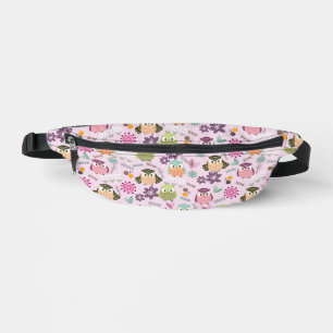 Sacs Banane Chouette mignonne rose
