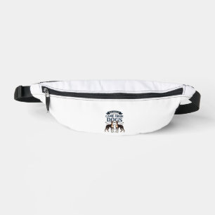 Sacs Banane Citation Amoureux de Chien Gravure Vintage Typogra