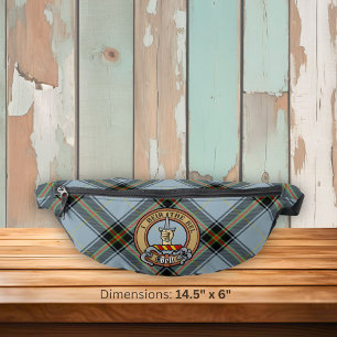 Sacs Banane Clan Bell Crest sur Tartan