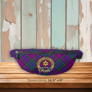 Sacs Banane Clan Wardlaw Crest sur Tartan