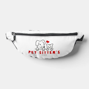 Sacs Banane Club des Petits-Sitteurs Promeneurs de Chiens Bl