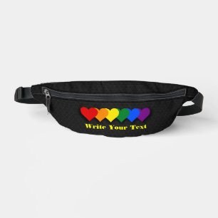 Sacs Banane Cœurs de fierté LGBT 