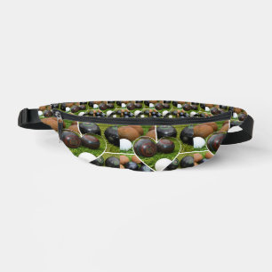 Sacs Banane Collarge De Photos Brown Et Black Lawn Bowls,