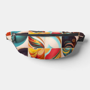 Sacs Banane Collection Carré moderne rétro Abstraite