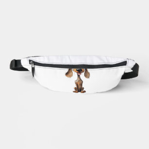 Sacs Banane Collection d'art de race de chien de dessin animé