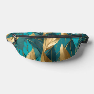 Sacs Banane Collection Feuille tendance Turquoise Gold Boho