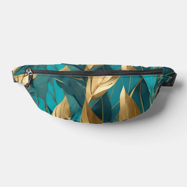 Sacs Banane Collection Feuille tendance Turquoise Gold Boho (Poser)
