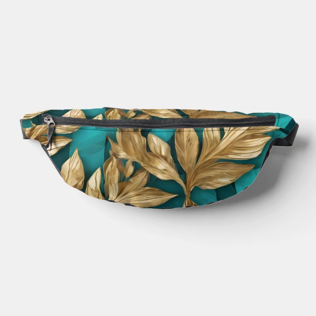 Sacs Banane Collection Feuille Turquoise Gold (Poser)