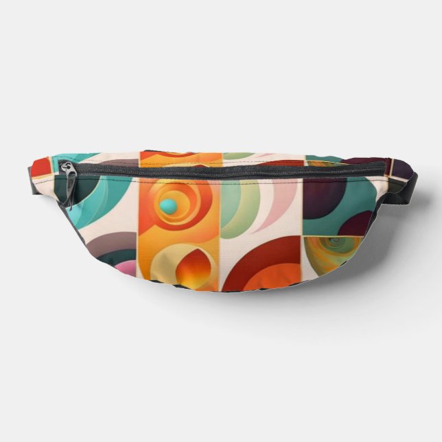 Sacs Banane Collection moderne rétro Abstraite carré (Poser)