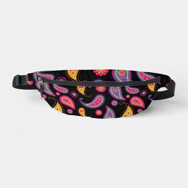 Sacs Banane Coloré Paisley sans couture Motif (Recto)