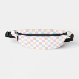 Sacs Banane Coloris Pastel Coloris À damiers Motif
