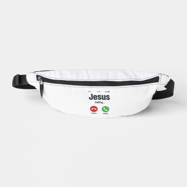 Sacs Banane Conception de chemise chrétienne pour écran de tél (Recto)