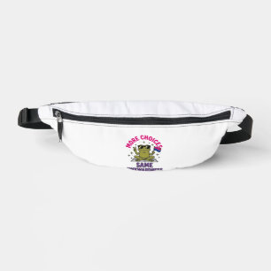 Sacs Banane Conception de chemise de fierté de grenouille Bi d