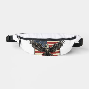 Sacs Banane Conception de chemise patriotique de la fête des m