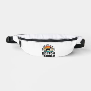 Sacs Banane Conception de chemise pour amateur de chien Boston