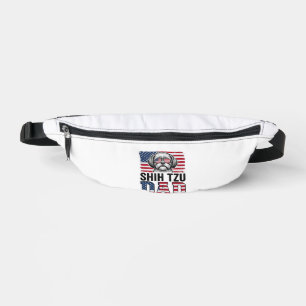Sacs Banane Conception de chemise pour chien patriotique père