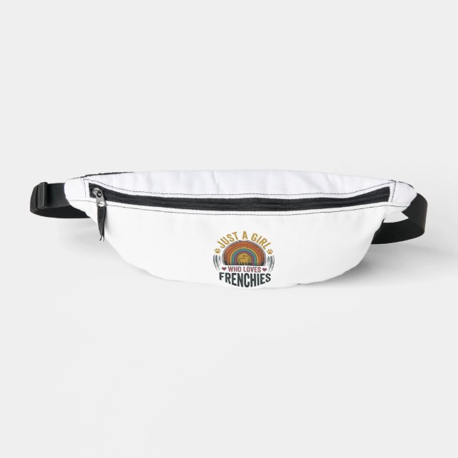 Sacs Banane Conception de chemise pour fille amoureuse de chie (Recto)