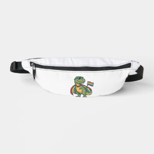 Sacs Banane Conception de chemise vectorielle de dinosaure de 