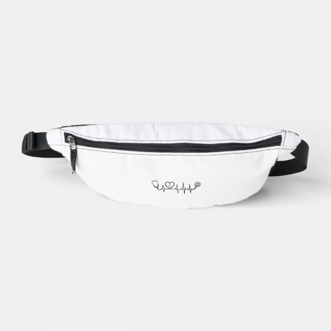 Sacs Banane Conception de chemise vectorielle Stéthoscope Batt (Recto)