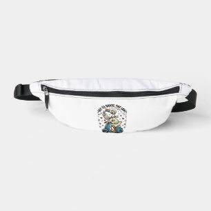 Sacs Banane Conception de chemise vintage d'amour de scooter d