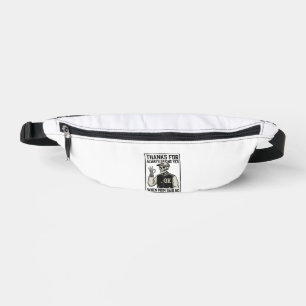 Sacs Banane Conception de chemise vintage drôle de squelette p